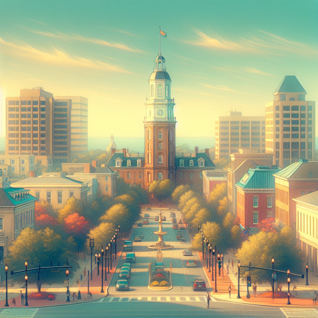 Scenic View of Wilmington, Delaware